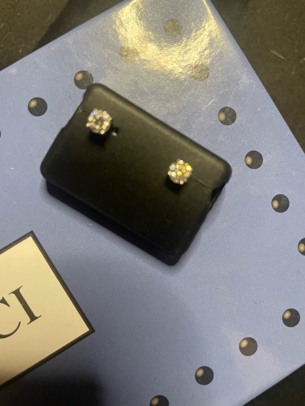 Moissanite 925 Silver Screwback Stud Earrings